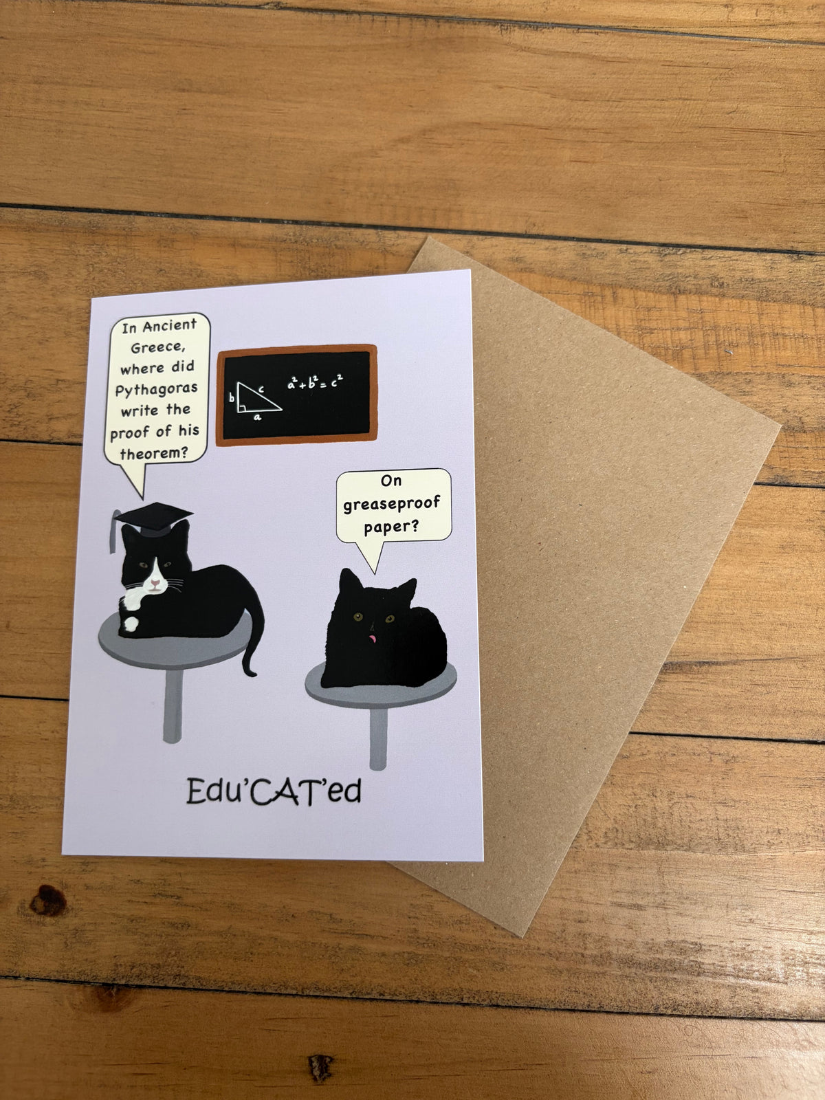 Edu’CAT’ed Pythagoras Theorem    (blank inside)