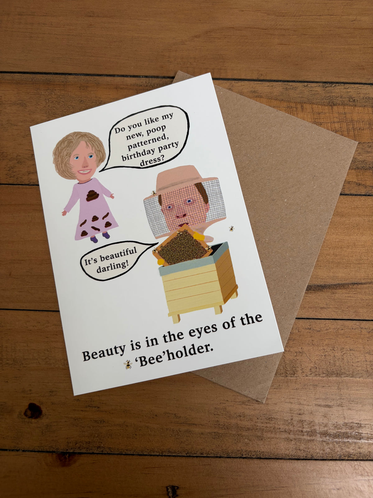 ‘Bee’holder birthday card    (inside message: Happy Birthday!)